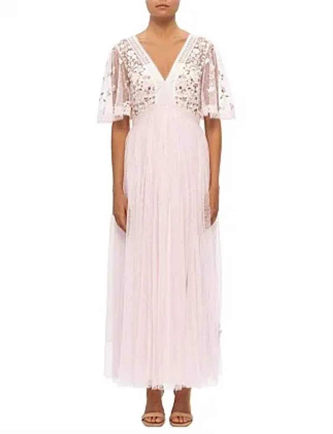 Needle and Thread Garland Ribbon Bodice Ankle Gown Size 16/L for rent on The Volte - main image