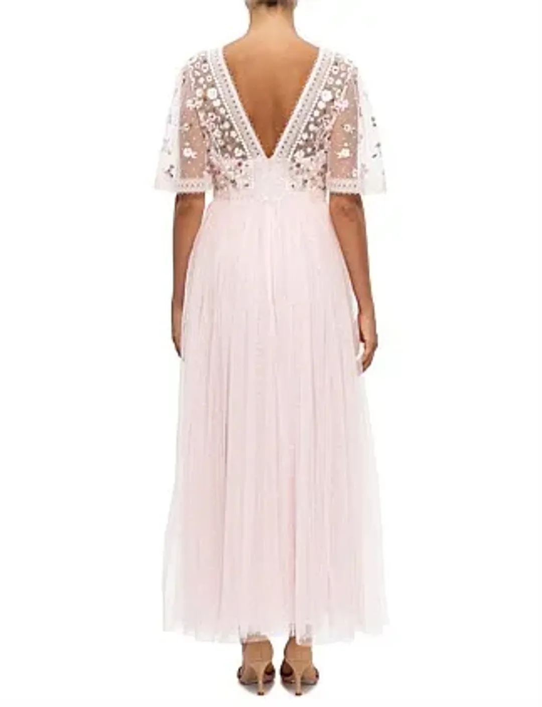 Needle and Thread Garland Ribbon Bodice Ankle Gown Size 16/L for rent on The Volte - main image