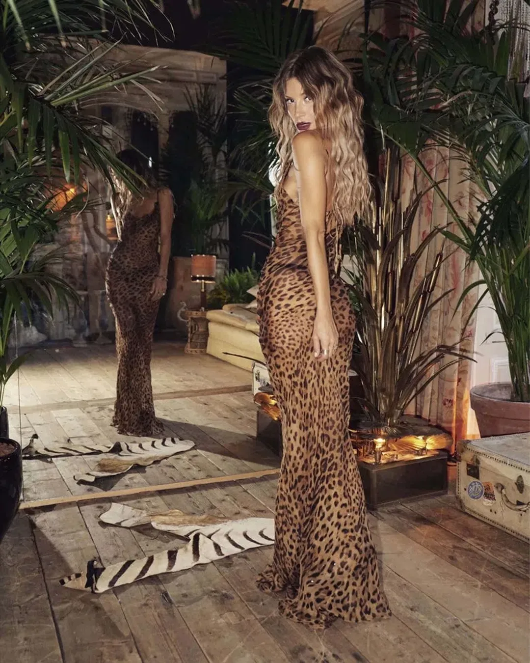 Rat & Boa Valentina Dress Print Size 8 for rent on The Volte - main image