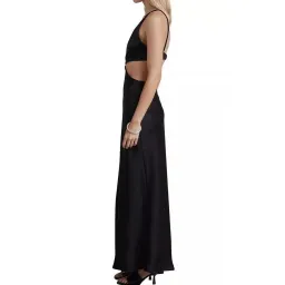 Bec and Bridge Felix V Maxi Dress in Black Size 8 for rent on The Volte - image 2