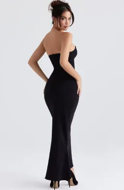 House of CB Sabine Dress Maxi Black Size AU 6 for rent on The Volte - image 2