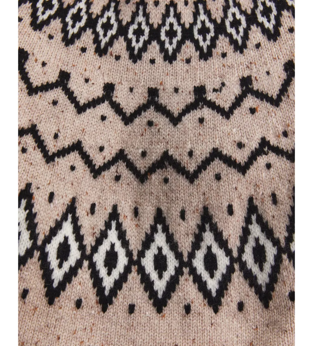 Sportscraft Sunflower Fair Isle Wool Sweater Oatmeal One Size for rent on The Volte - main image