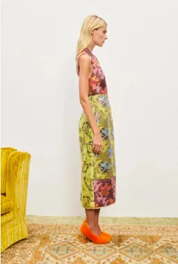 Alemais Adriana Jacquard Gown Midi Size AU 10 for rent on The Volte - image 2