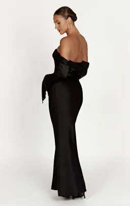 Meshki Giselle Off Shoulder Cowl Neck Maxi Dress in Black Size 8/S for rent on The Volte - image 2