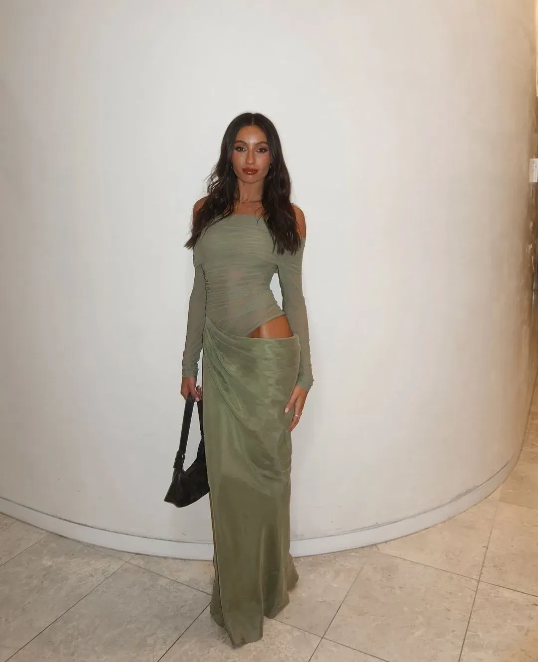 Benni Yasmin Maxi Pistachio Size AU 6 for rent on The Volte - main image
