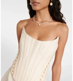 Zimmermann Wonderland Lace Up Midi Dress Sunset Ombre Size 2 AU 12 for rent on The Volte - image 6