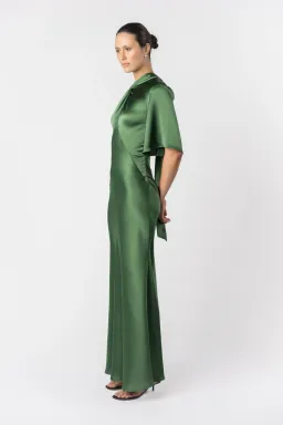 One Fell Swoop Claret Dress Matilda Green Size AU 12 for rent on The Volte - image 4
