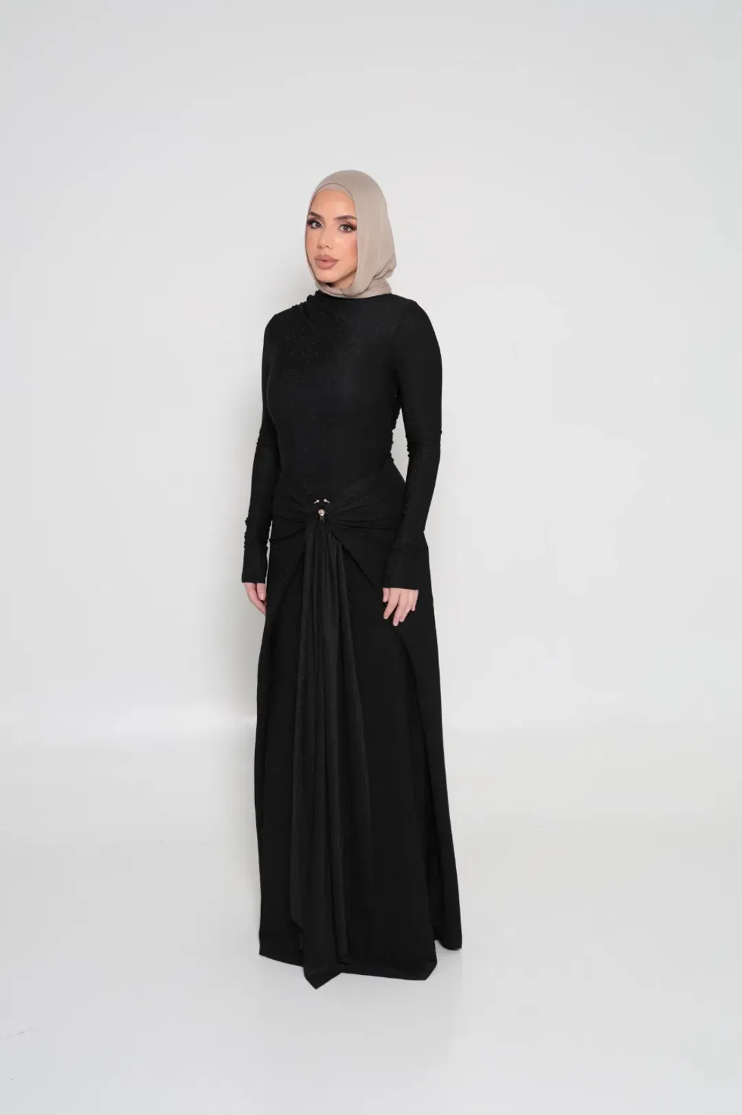 Alaía Muse Aleena Maxi Dress in Black Size S / AU 8 for rent on The Volte - main image