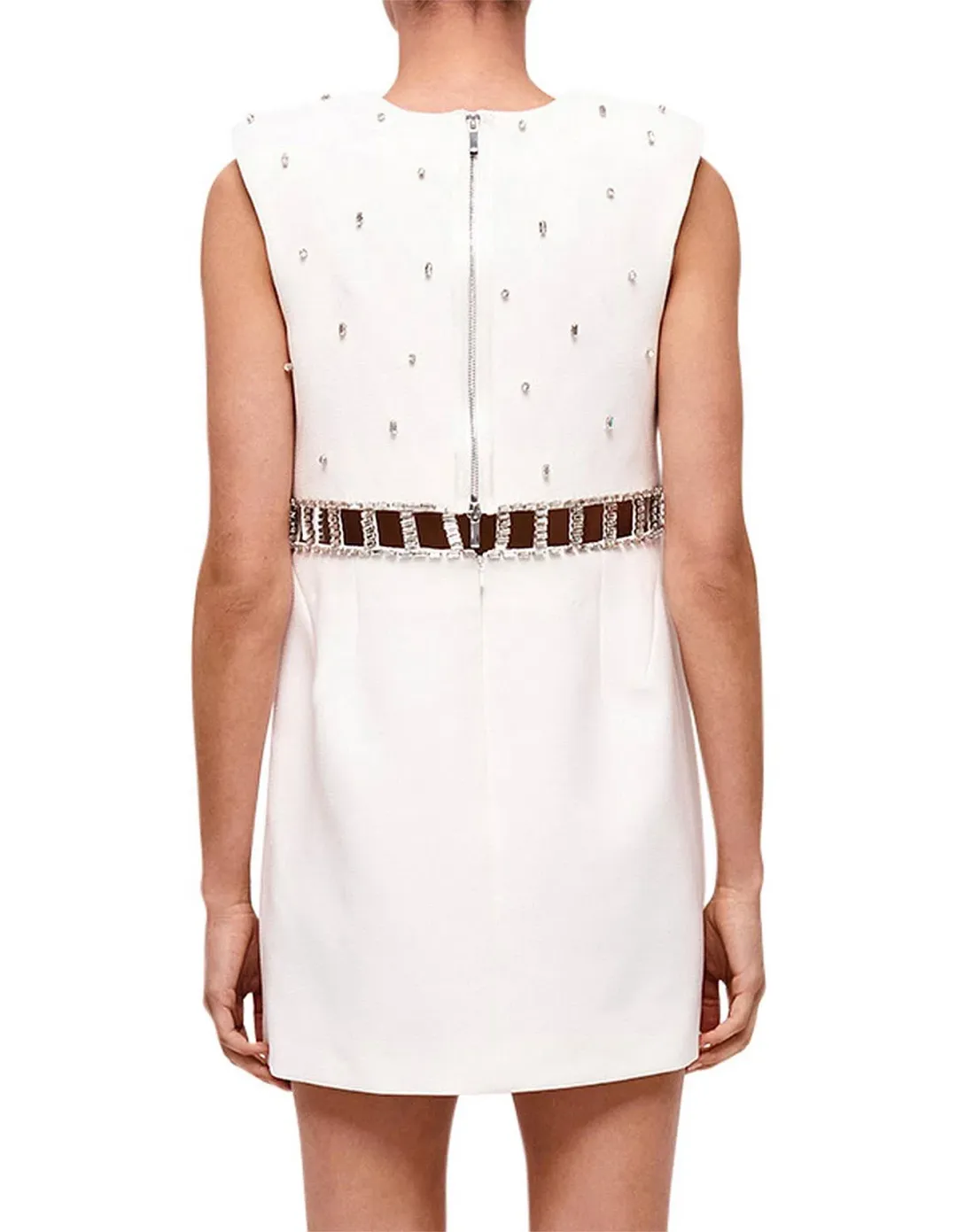 Rachel Gilbert Aliyah Mini Dress White Size 14 for rent on The Volte - main image