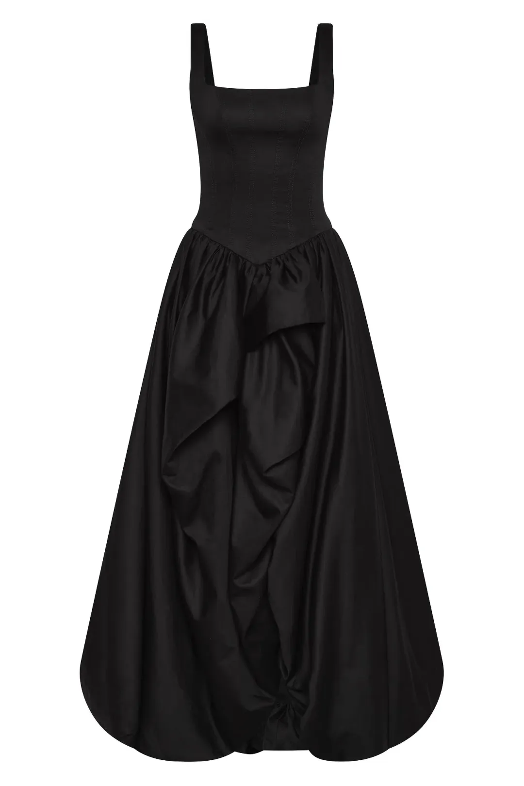 Aje Alani Maxi Gown Black Size 8 for rent on The Volte - main image