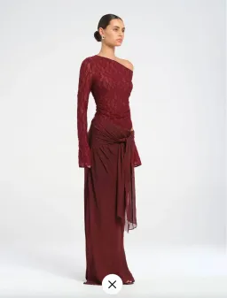 Benni Nova Maxi Dress Red Size 8  for rent on The Volte - image 2
