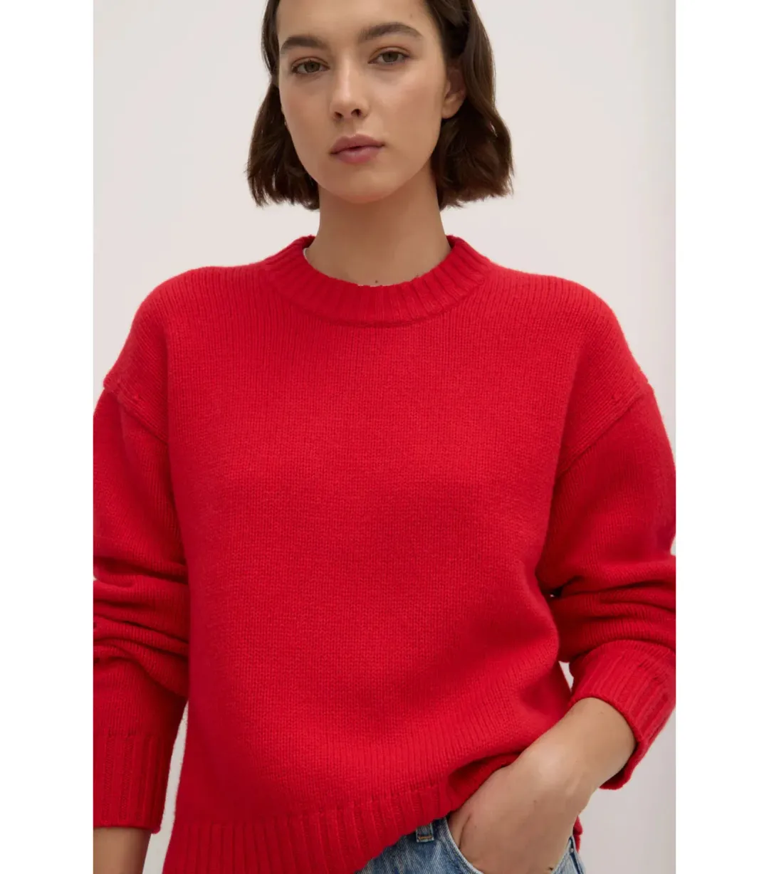 Assembly Label Beau Merino Knit Goji Size M / AU 10 for rent on The Volte - main image