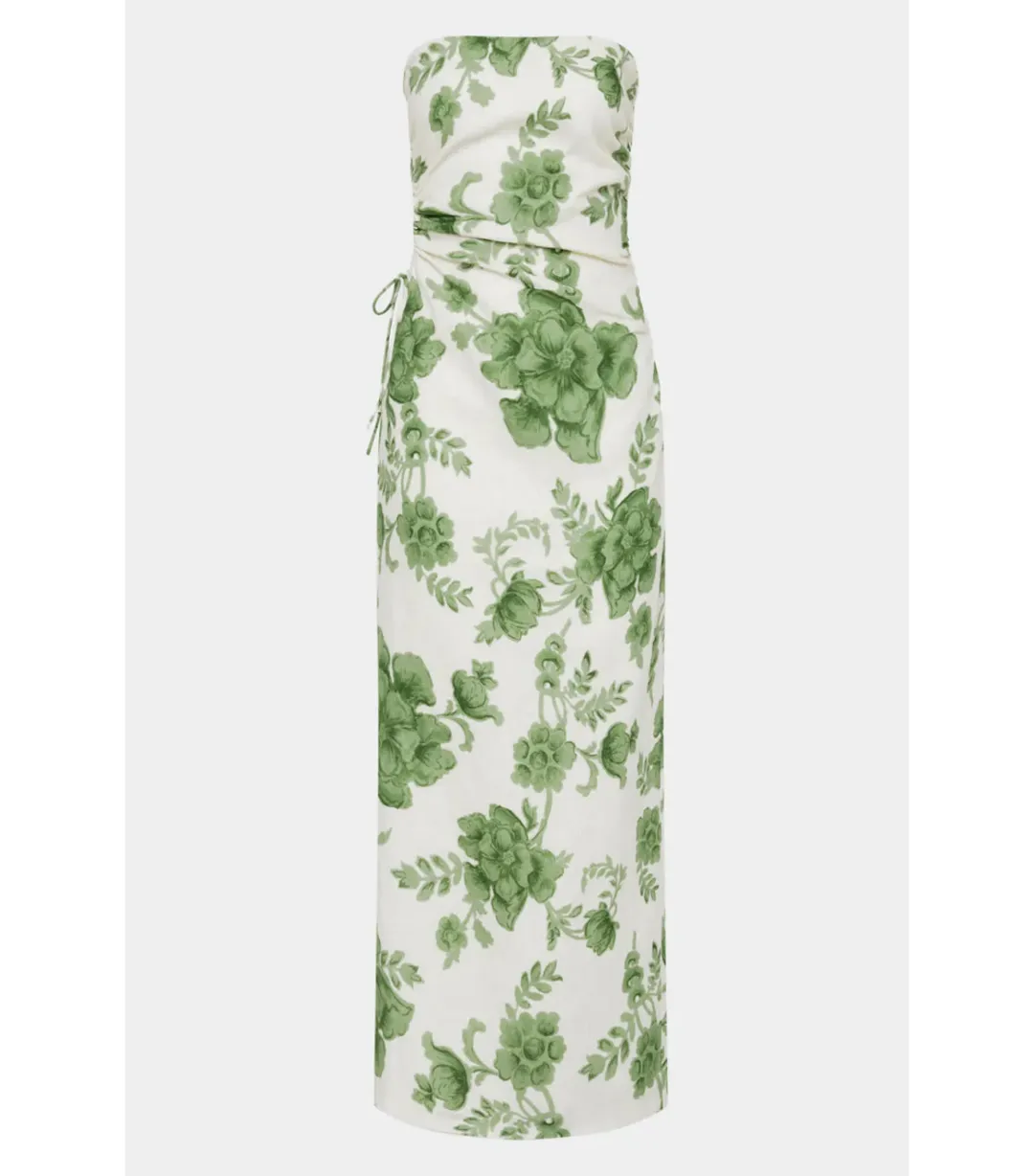 Sir the Label Gardella Strapless Midi Dress Frisa Print Size M / AU 10 for rent on The Volte - main image
