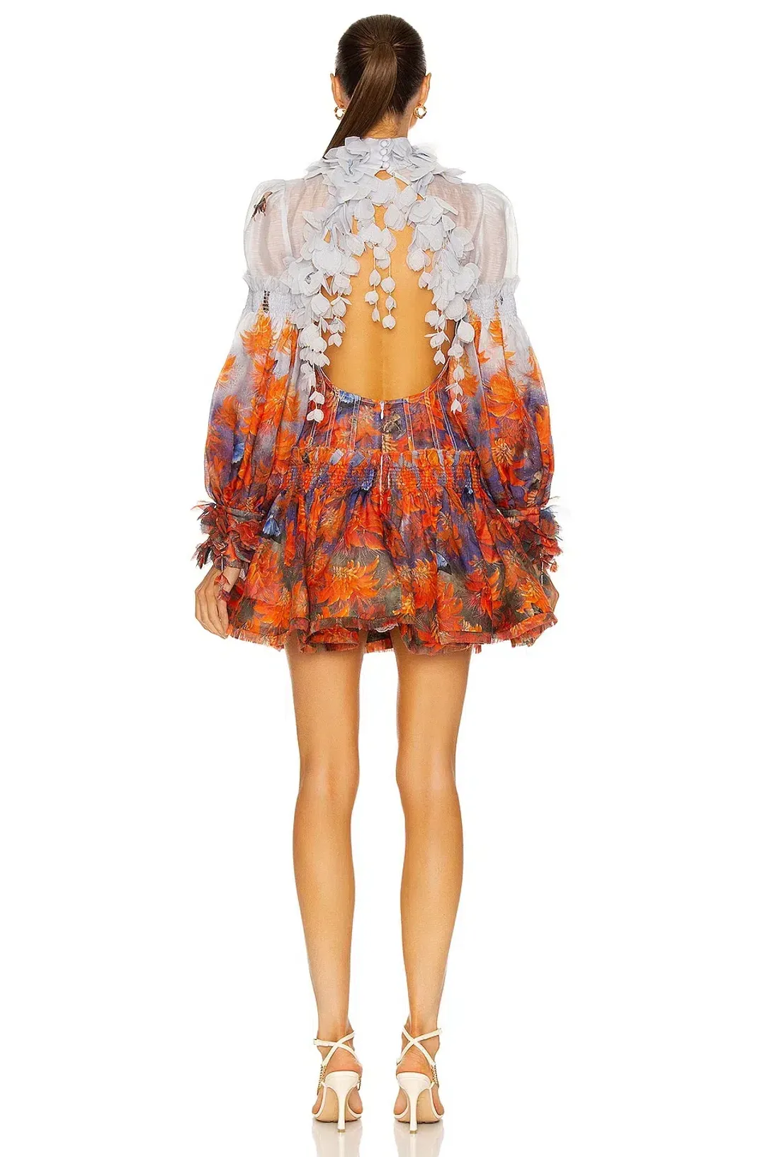 Zimmermann Botanica Wildflower Mini Dress Multi Size 2 /AU 12  for rent on The Volte - main image