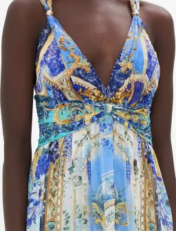 Camilla Views of Vesuvius Dress Blue Size 8  for rent on The Volte - image 3