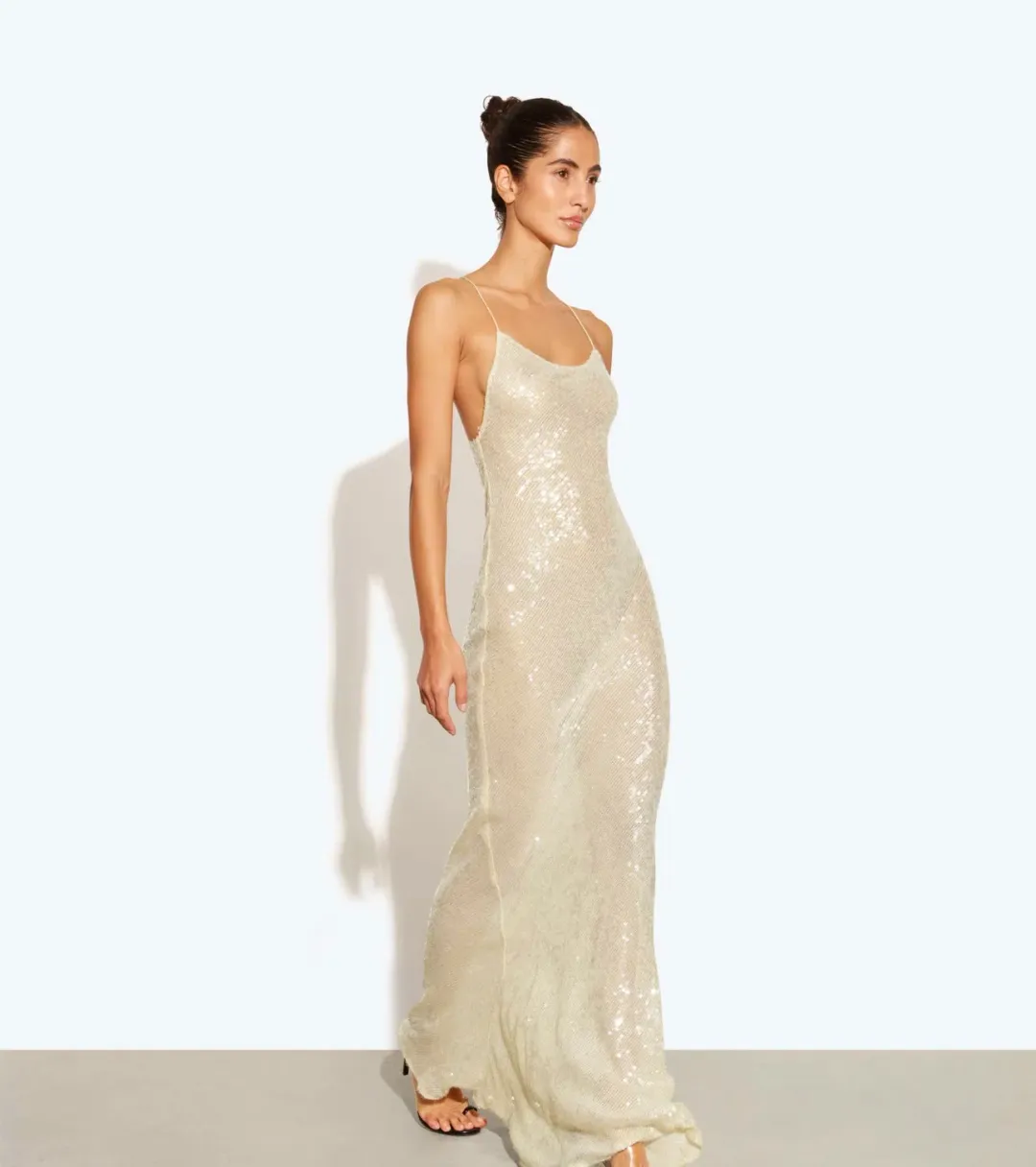 Rat And Boa  Olympia Dress Nude Size 6  for rent on The Volte - main image