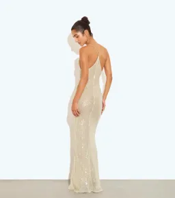 Rat And Boa  Olympia Dress Nude Size 6  for rent on The Volte - image 3