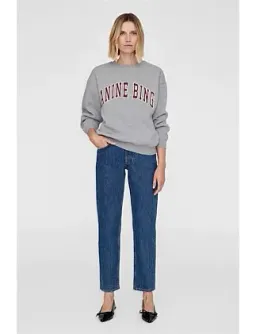 Anine Bing SPENCER CREWNECK SWEATSHIRT Size 8/XS for rent on The Volte - image 6