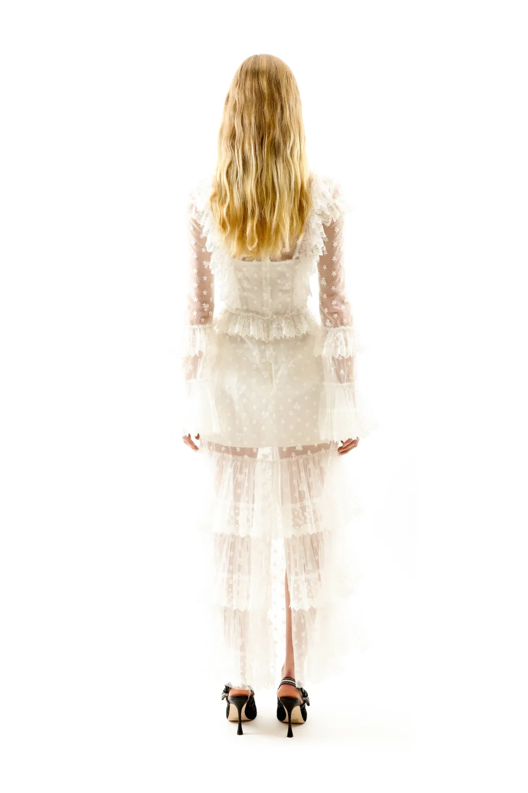 Dinah Dress White for rent on The Volte - main image