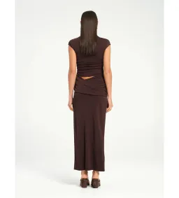 Benni Royce Maxi Dress Brown Size 8 for rent on The Volte - image 3