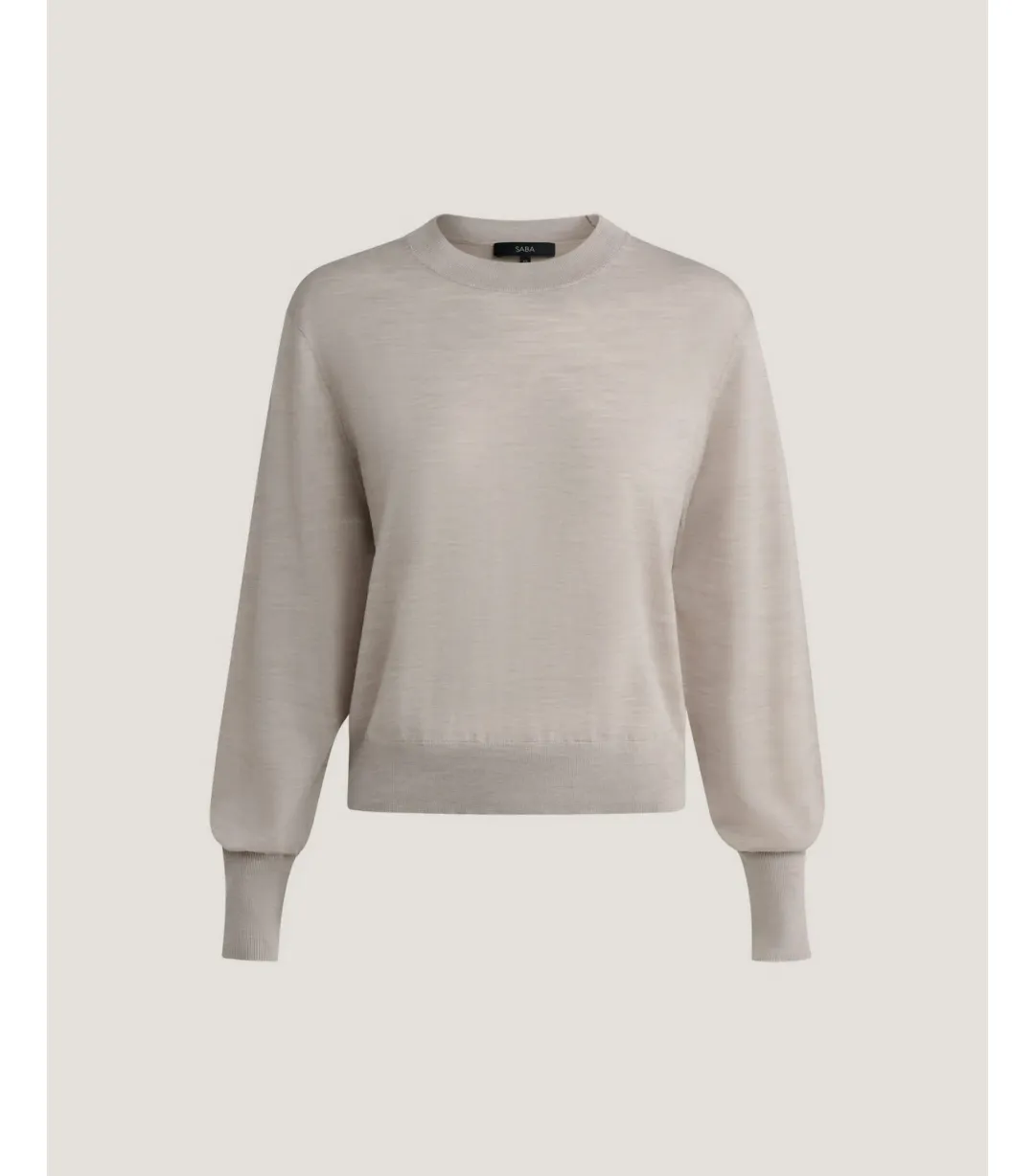 Saba Franka Crew Knit in Mink Size S / AU 10 for rent on The Volte - main image