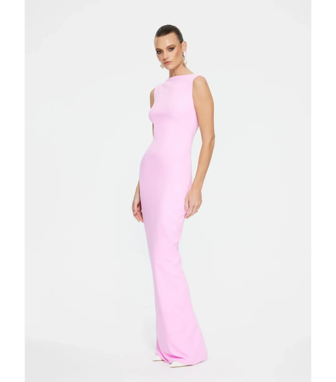 Effie Kats Verona Maxi Gown Taffy Pink Size S / AU 8 for rent on The Volte - main image