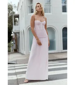 Manning Cartell Double Time Pleat Maxi Dress in Hydrangea Size AU 10 for rent on The Volte - image 4