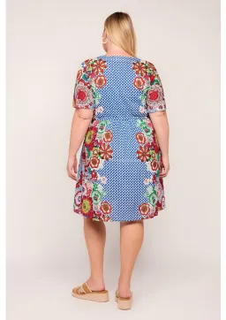 Adrift Iris Short Dress in Saleya Size L / AU 14 for rent on The Volte - image 5