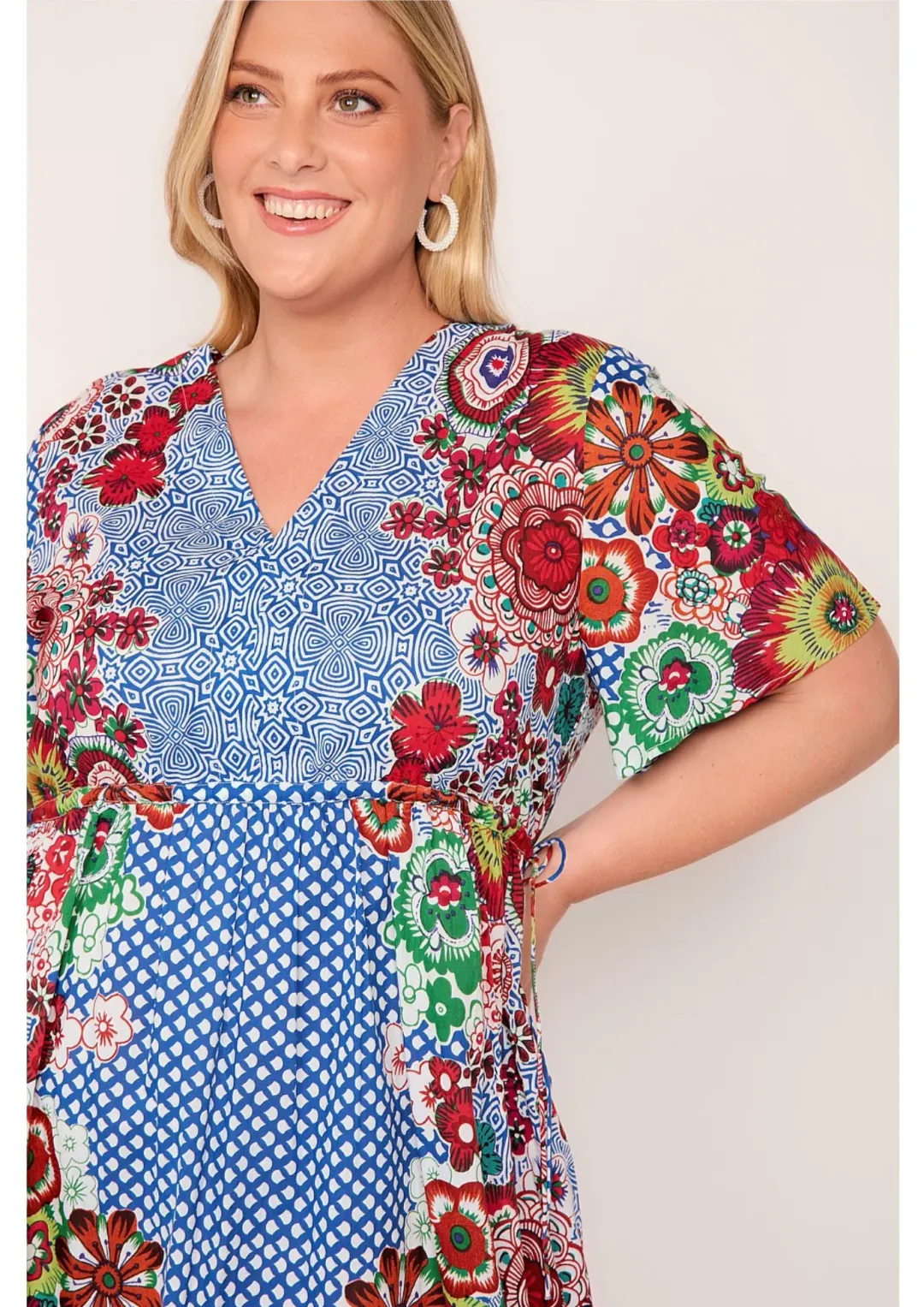Adrift Iris Short Dress in Saleya Size L / AU 14 for rent on The Volte - main image