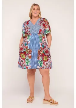Adrift Iris Short Dress in Saleya Size L / AU 14 for rent on The Volte - image 2