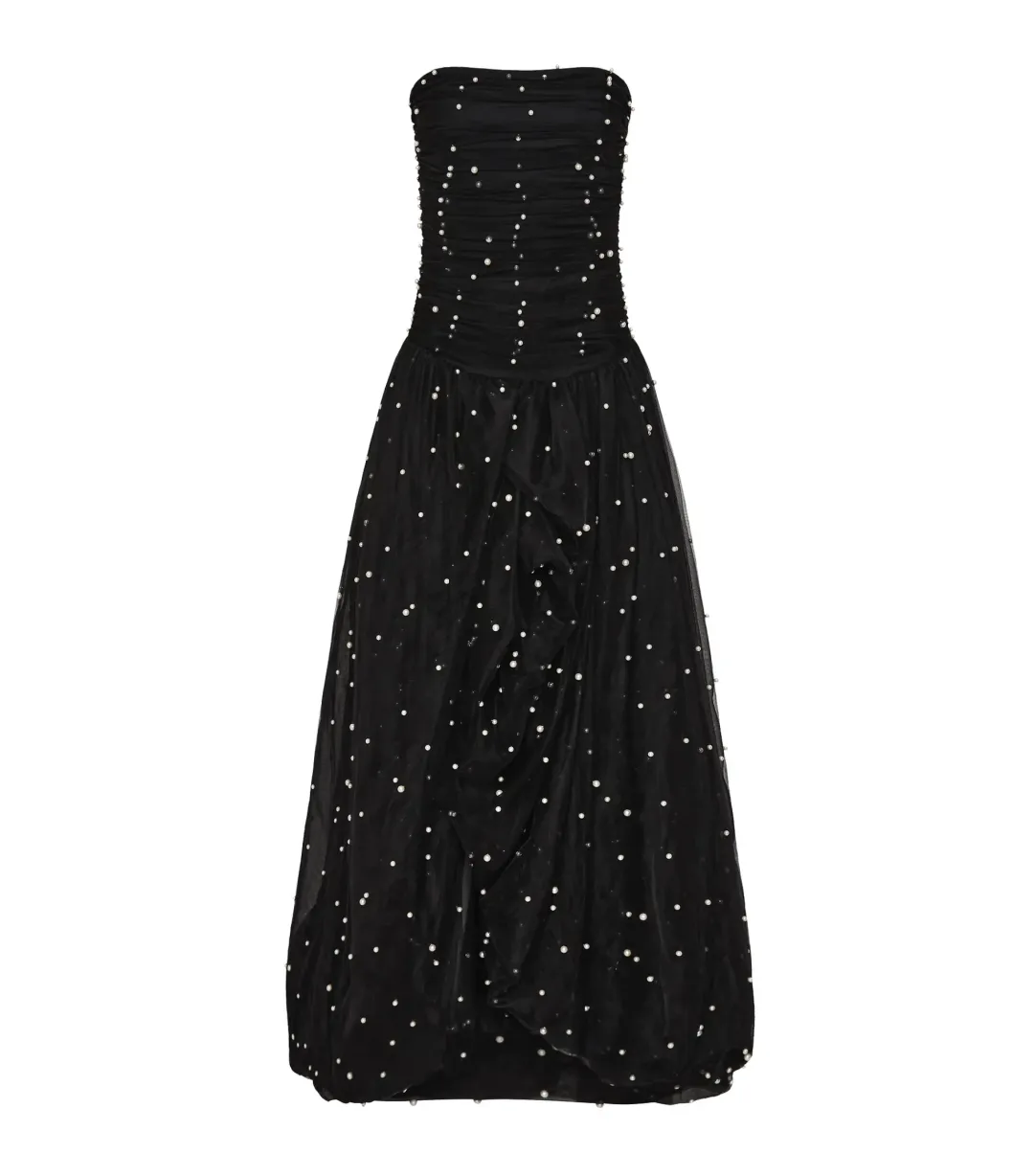 Aje Juniper Maxi Gown in Black Size AU 4 for rent on The Volte - main image