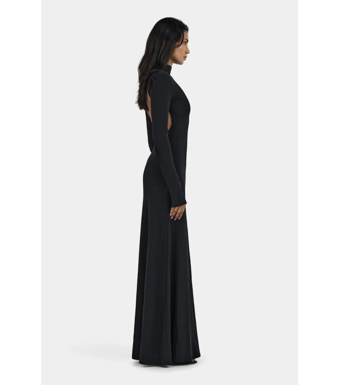 Hansen and Gretel Daphne Maxi Dress Black Size AU 10 for rent on The Volte - main image