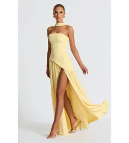 Babyboo Maliyah Maxi Dress in Lemon Yellow Size S / AU 8 for rent on The Volte - image 3