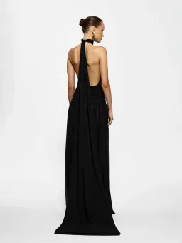Effie Kats Verity Gown Black Size AU 6 / XS for rent on The Volte - image 2