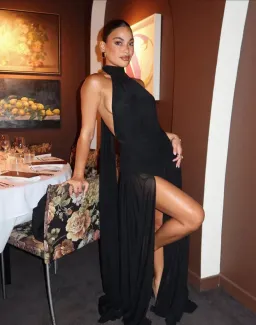 Effie Kats Verity Gown Black Size AU 6 / XS for rent on The Volte - image 6