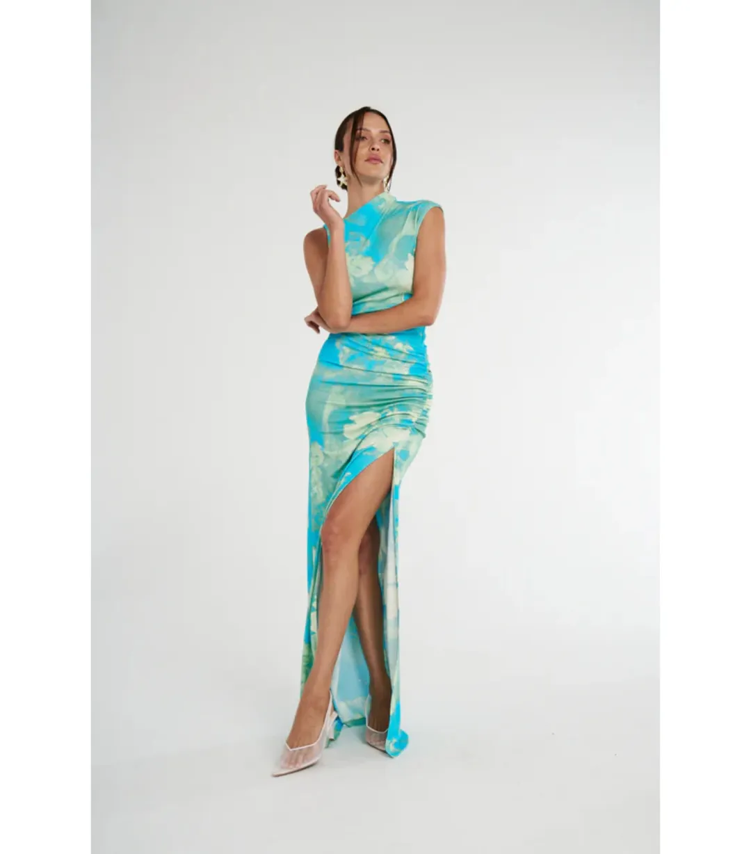 Summi Summi Valentina Maxi Dress Lemon Lumen Size AU 8 for rent on The Volte - main image