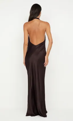 Bec & Bridge Elisia Wrap Maxi Dress in Dark Chocolate  Size AU  8 for rent on The Volte - image 2