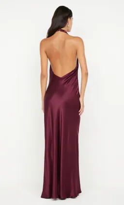 BEC & BRIDGE ELISIA WRAP MAXI DRESS / PLUM / SIZE 10 for rent on The Volte - image 2