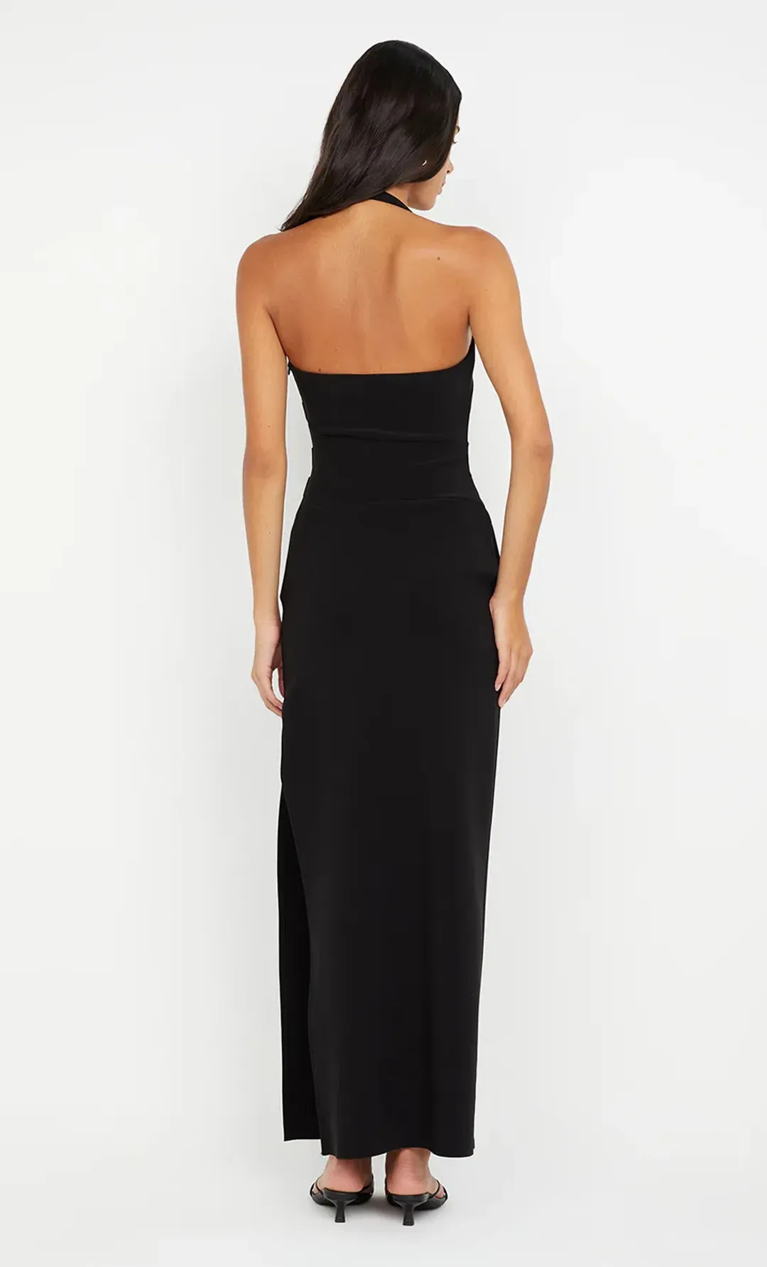 Bec & Bridge Ariven Halter Maxi Dress  Black  Size 8 for rent on The Volte - main image