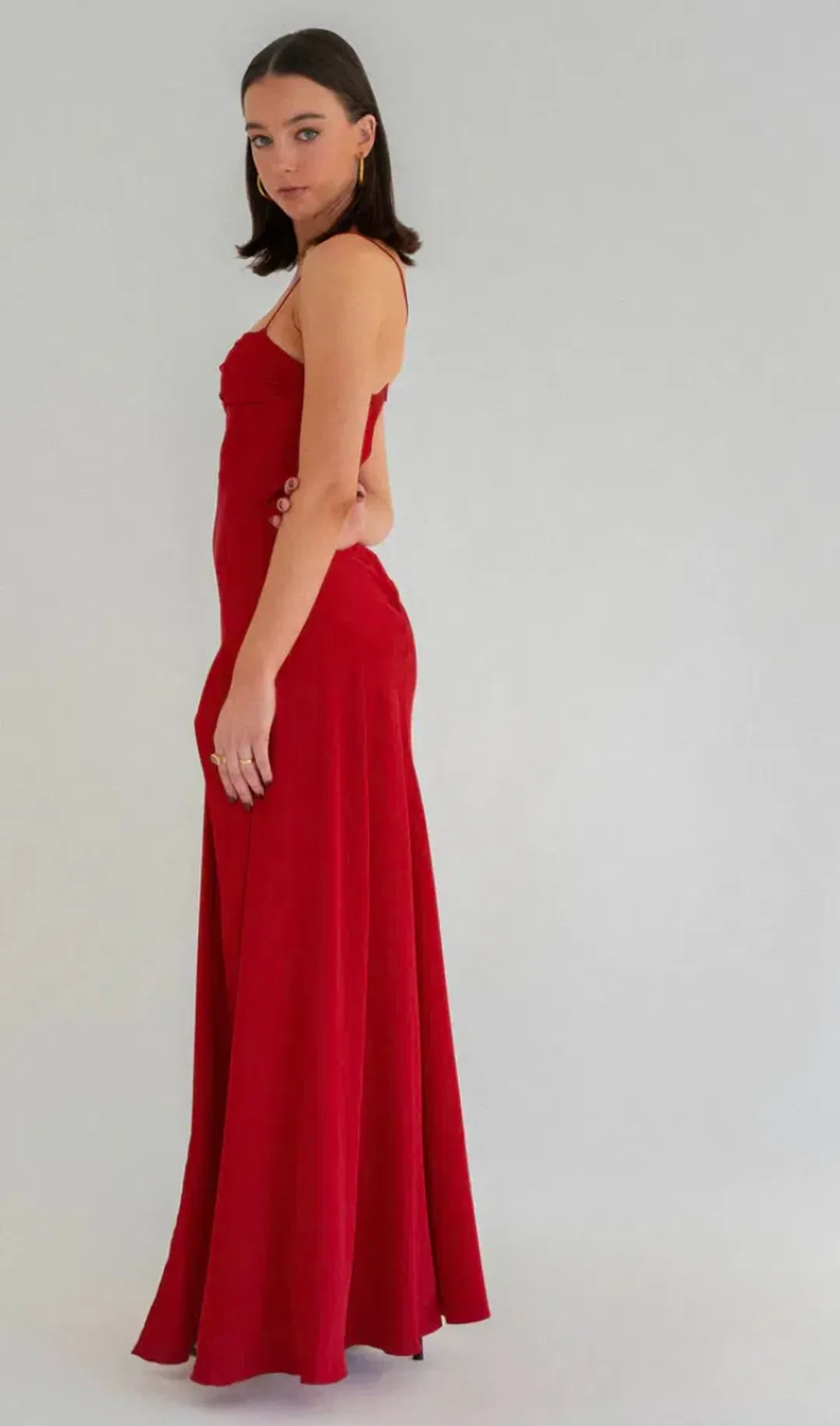 HNTR The Label Gaia Gown Red Size AU 6 for rent on The Volte - main image