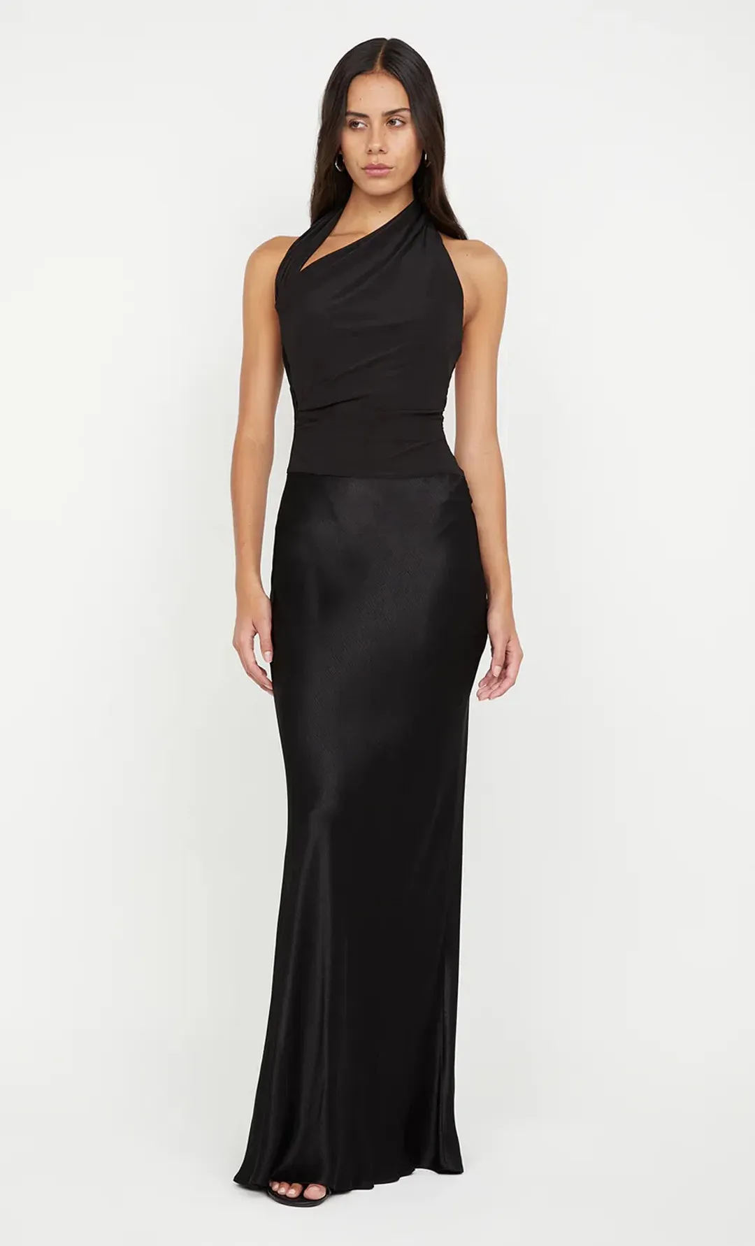 Bec & Bridge Ida Halter Maxi Dress in Black Size AU 8 for rent on The Volte - main image