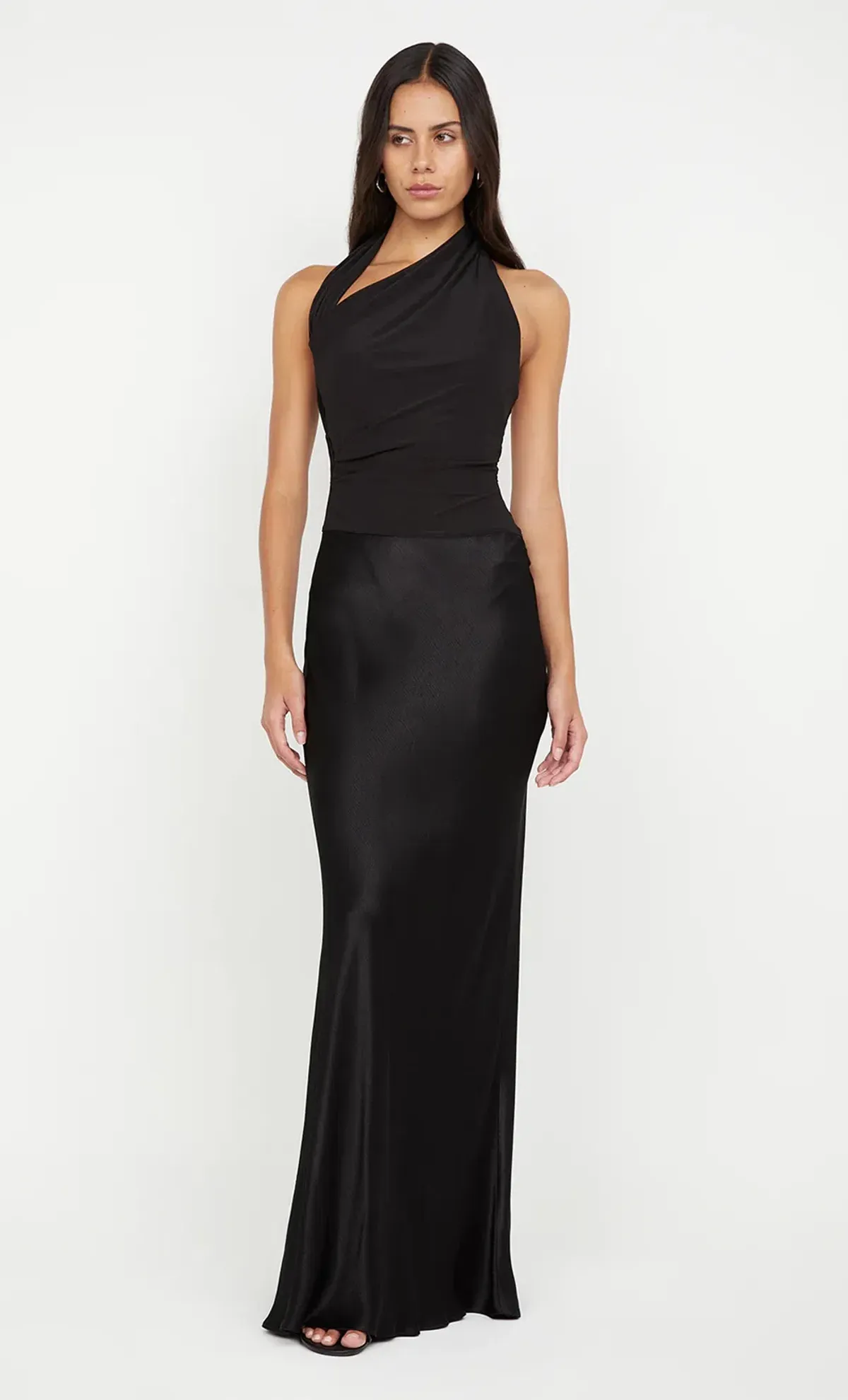 Bec & Bridge Ida Halter Maxi Dress in Black Size AU 8 for rent on The Volte - main image