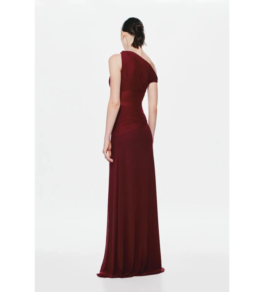Misha Sisal Mesh Maxi Dress Port Size AU 8 for rent on The Volte - main image