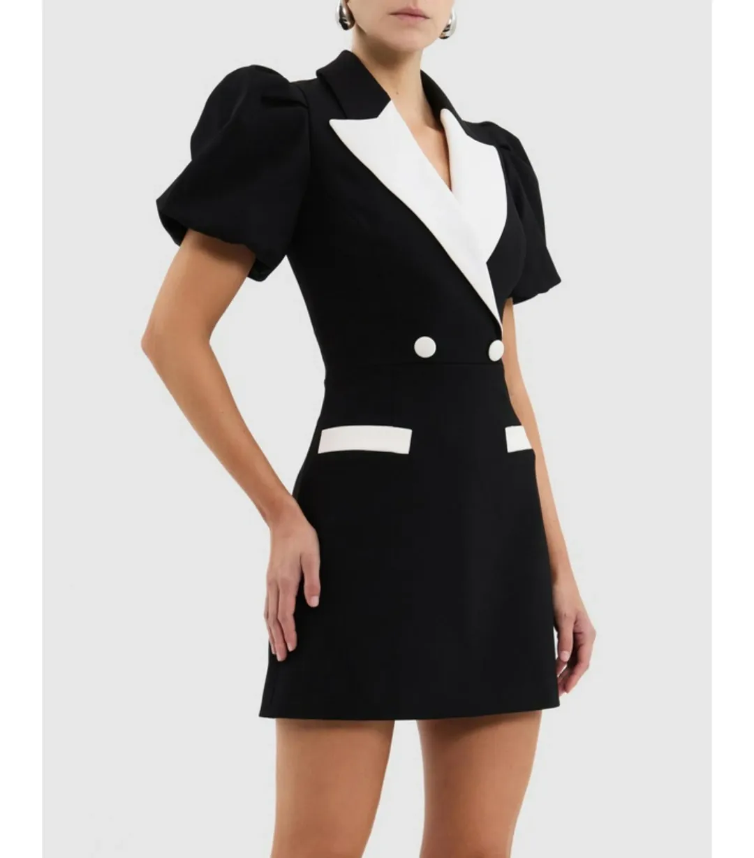 Rebecca Vallance Emma Mini Dress Black Size AU 8  for rent on The Volte - main image
