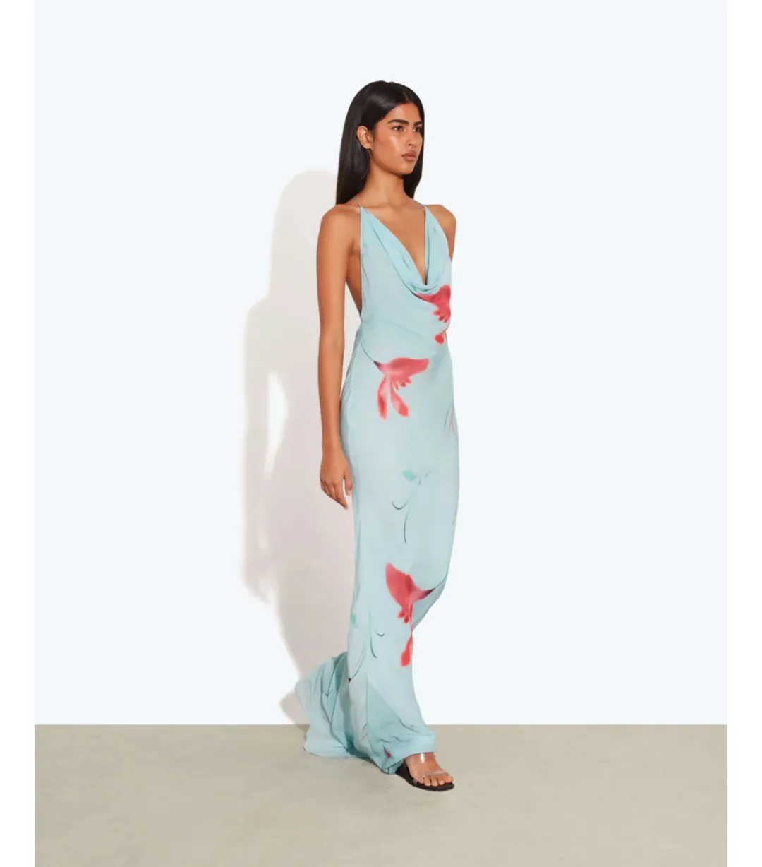 Rat & Boa Vincenza Maxi Dress Blue Size M / AU 10 for rent on The Volte - main image