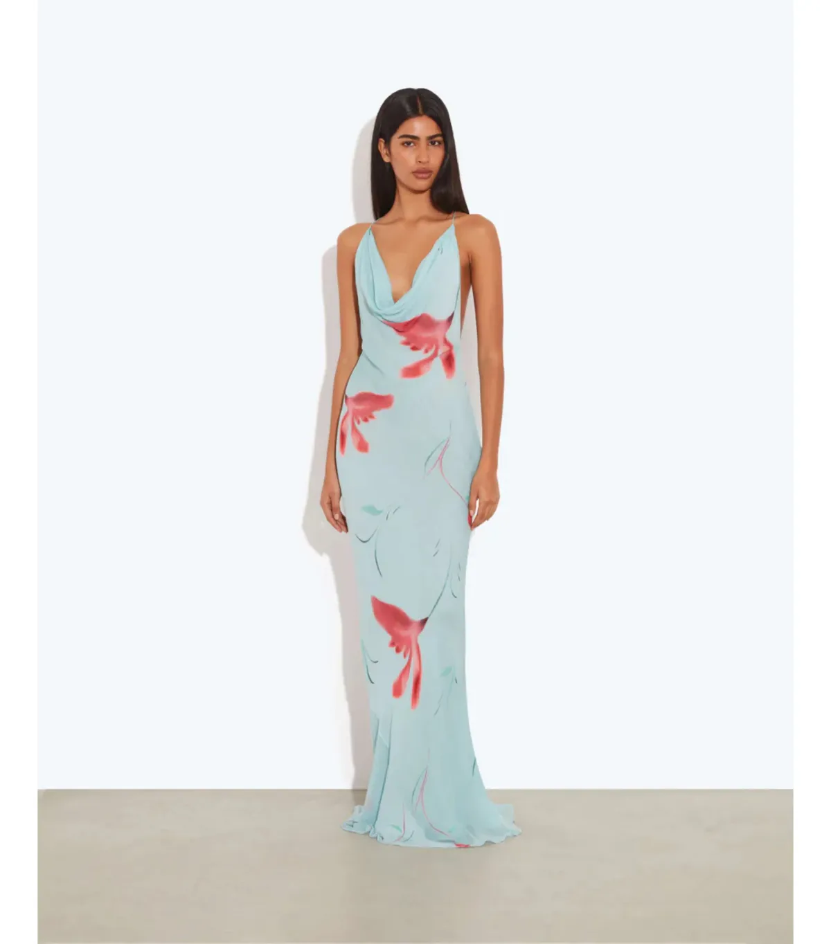 Rat & Boa Vincenza Maxi Dress Blue Size M / AU 10 for rent on The Volte - main image