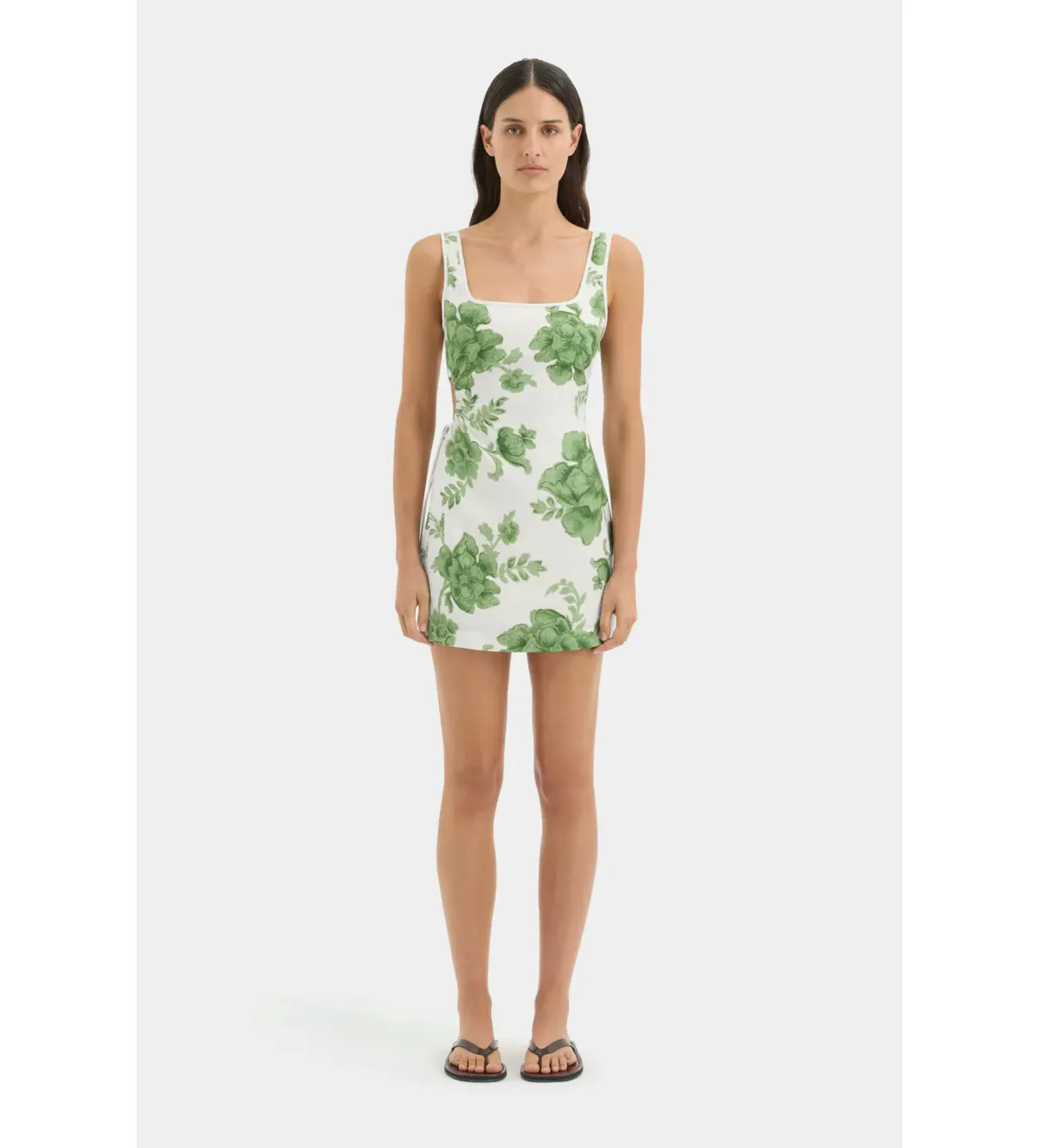 Sir the Label Gardella Cut Out Mini Dress Frisa Print Size 2 / AU 10 for rent on The Volte - main image