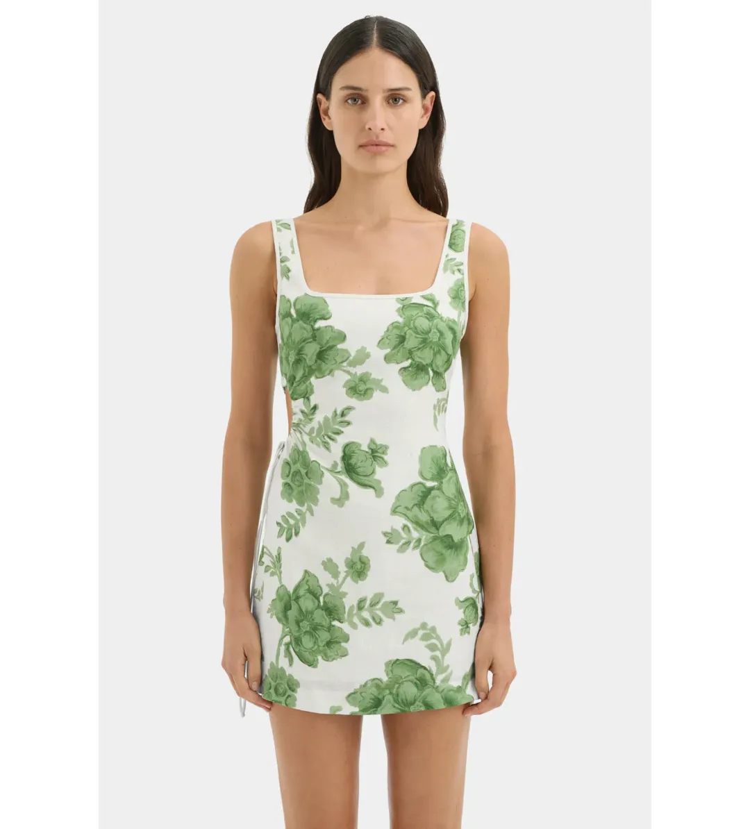Sir the Label Gardella Cut Out Mini Dress Frisa Print Size 2 / AU 10 for rent on The Volte - main image