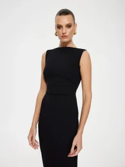 Effie Kats Verona Maxi Gown in Black Size AU 6 for rent on The Volte - image 10