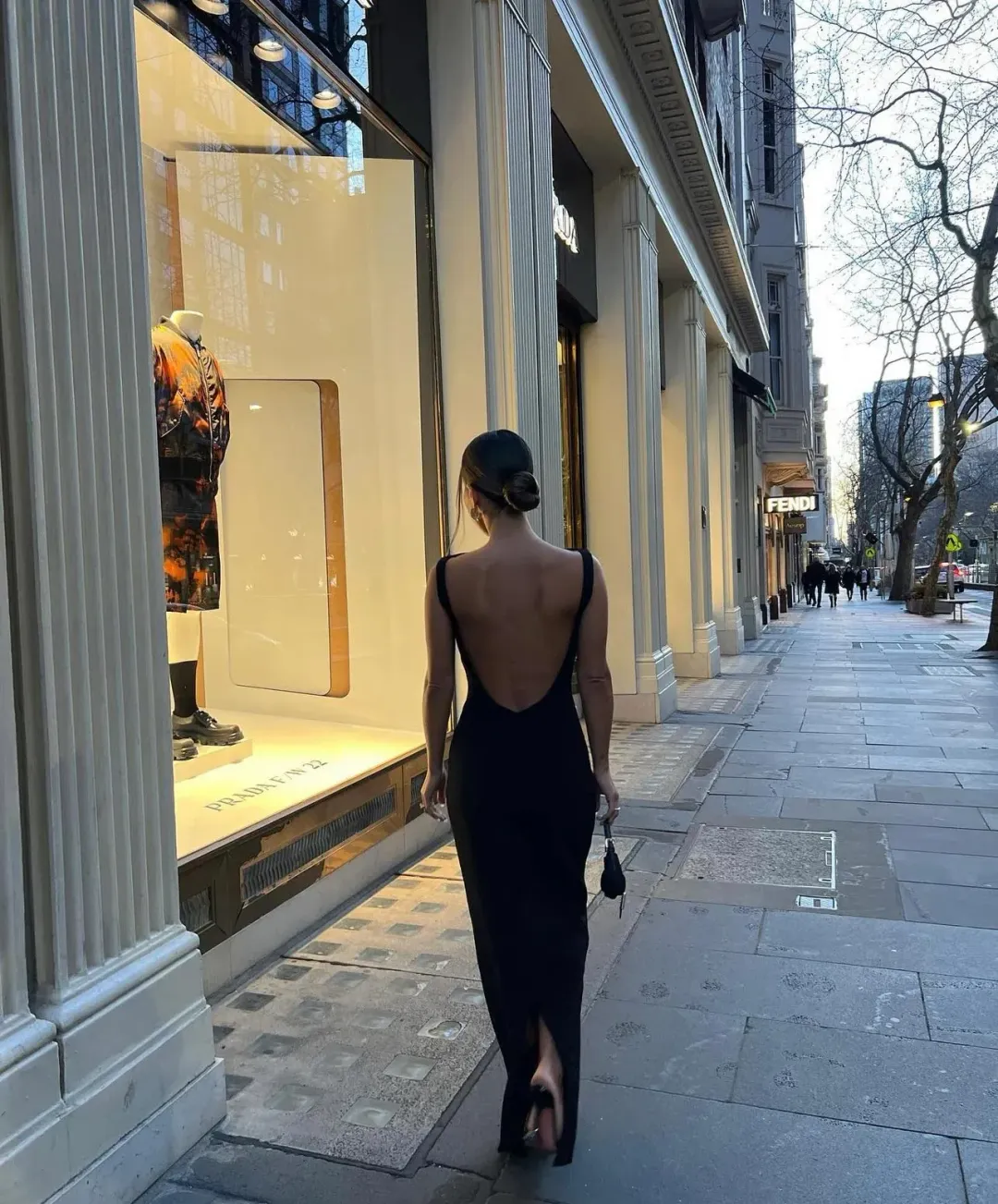 Effie Kats Verona Maxi Gown in Black Size AU 6 for rent on The Volte - main image
